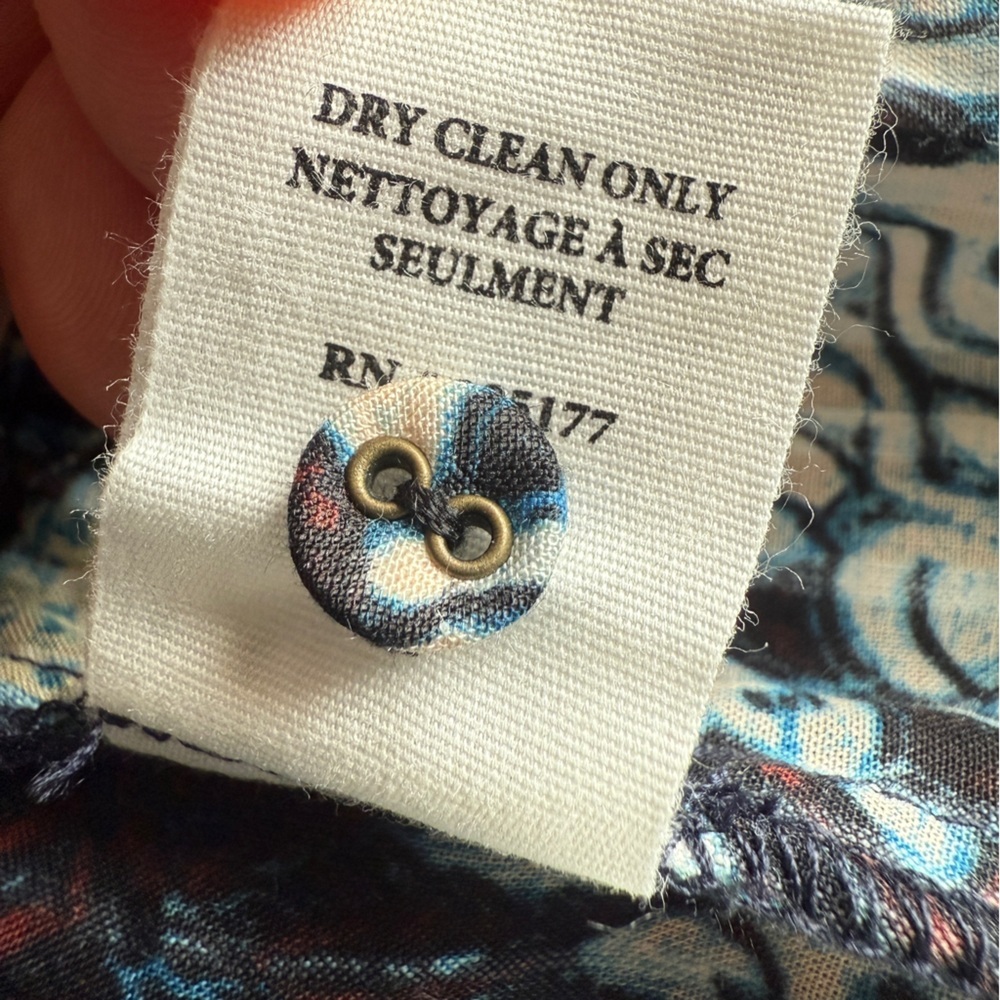 ULLA JOHNSON Denia Ruffle-Sleeve Tiered Mini Dress Sz 10 - Picture 10 of 13